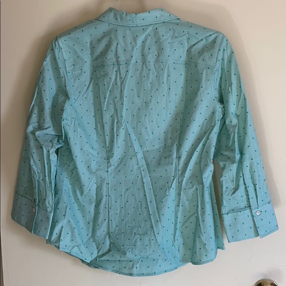 Talbots 3/4 sleeve button down blouse size 6 - Picture 3 of 8